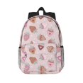 thumbnail image 1 of Lukts Strawberry Cake Pattern 15 Inch Student Backpack, Waterproof Laptop Backpack with Adjustable Shoulder Straps, Lightweight Travel, Campus Backpack, Unisex, 1 of 6