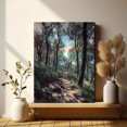 thumbnail image 6 of Dreamscape Forest Path Canvas Wall Art，Home Decor for Living Room Bedroom Hallway Office Cafe Meditation Room, 6 of 8