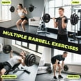 thumbnail image 4 of Juego Barbell AboveGenius de 20,4 kg con barra de 130 cm y pesas ajustables, 4 of 9
