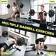 thumbnail image 4 of Juego Barbell AboveGenius de 20,4 kg con barra de 130 cm y pesas ajustables, 4 of 9