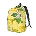 thumbnail image 2 of Balery Lemon Vintage Canvas Backpack for Men and Women - Large Capacity, Durable Travel Laptop Bag for School, Work, Hiking, and Outdoor Activities, 2 of 7