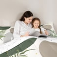 thumbnail image 5 of Homewish Mid Century Geometric 3 Pieces Queen Comforter Set for Teens Boys Girls,Minimalist Stripes Ultra Soft Bedding Sets,Vintage Aesthetic Bedding Comforter Set,Lightweight Room Decor,Reversible, 5 of 8