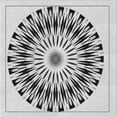 thumbnail image 1 of Ahgly Company Machine Washable Indoor Square Transitional Platinum Gray Area Rugs, 4' Square, 1 of 7