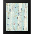thumbnail image 2 of Day, Kellie 19x24 Black Modern Framed Museum Art Print Titled - Far From Blue II Gold Leaves, 2 of 5