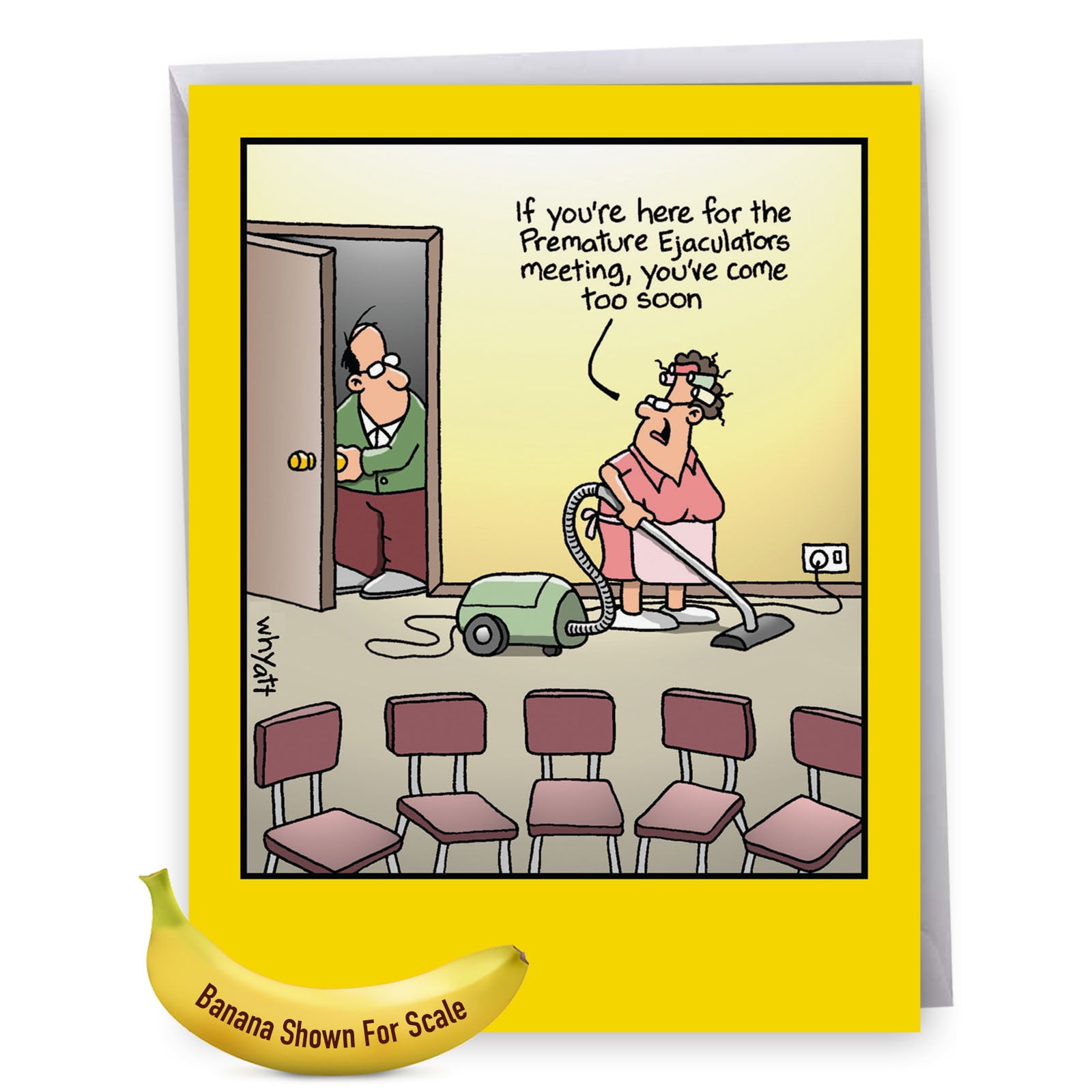 J8318BDG Jumbo Funny Birthday Greeting Card 'J8318BDG Funny Too Soon