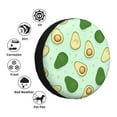 thumbnail image 5 of Balery Avocadotire Cover Waterproof Dust-Proof, Universal Spare Wheel Tire Cover For Trailer, Rv, Suv Truck And Vehicle Camper Accessories-16 Inch, 5 of 9