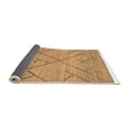 thumbnail image 2 of Ahgly Company Indoor Round Abstract Orange Modern Area Rugs, 6' Round, 2 of 4