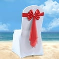 thumbnail image 6 of Daiosportswear Bow Shaped Chair Back,Christmas Tie,90% Polyester+10% Spandex,Stretchy,Plastic Buckle,13-16in Chair Back Width,Easy to Install,Durable,Wedding/formal Occasions,for Festive Events, 6 of 6