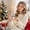D, variant on Cififendec Christmas Double Wall Glass Mug, 350ml, Floating Sand Christmas Element Decor Clear Drinking Cup for Daily Beverage Serving