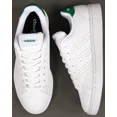 thumbnail image 2 of NEW Adi-das Advantage Tennis Casual Sneakers White Green GZ5300 Mens Size 11, 2 of 6