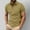 Khaki, variant on SOOMLON Mens Shirts Casual Dressy Button Collar Shirts Summer Short Sleeve Golf Shirts 2025 Fashion Dark Gray Work Tees Plain Basic Soft Vacation Tops Blouses Value XL