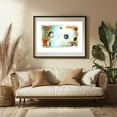 thumbnail image 3 of Feminine W iles Series Three #5 - Mixed Media Abstract Modern Art Surrealism Pastel Minimalist Black Framed Wall Art Print 16 x 24 inches, 3 of 4