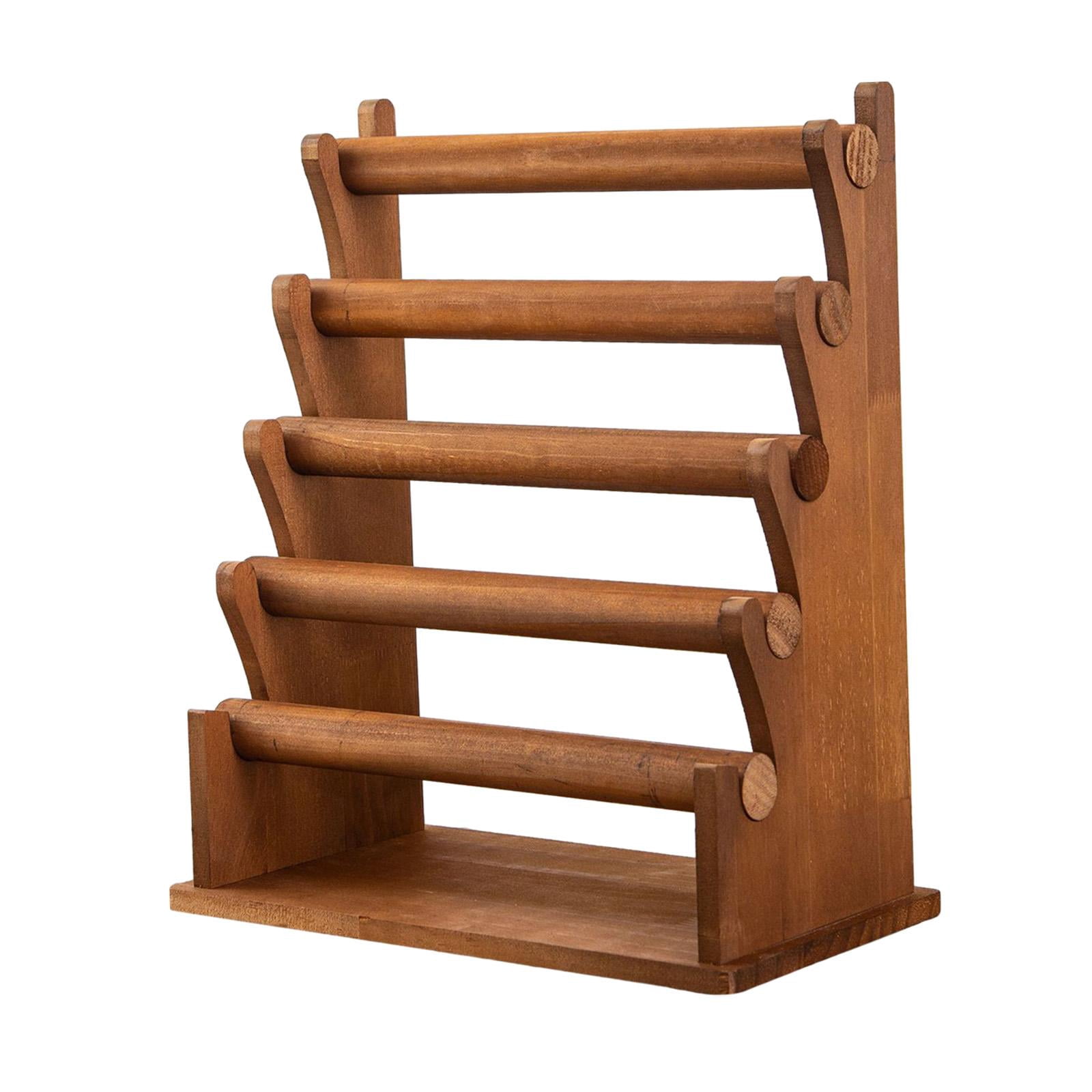 Watch Display Stand Wooden Bracelet Bangle Holder for Necklace Showcase Store 5 Tier