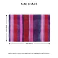 thumbnail image 3 of Linen Placemat With 18×12in Double Stitching Is Effectively Insulated And Foldable For Family Hotel Picnic Trips Mediumvioletred Stripe_4 Four Pieces, 3 of 8