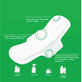 thumbnail image 4 of Oi Organic Cotton Pads - 10 Regular Pads - Ultra-Thin and Winged - Individually-Wrapped, 4 of 11