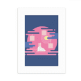 thumbnail image 1 of Colorful Abstract Cloud Lantern patron Marco de Fotos de escritorio imagen Blanco Pintura arte 5x7 pulgadas, 1 of 4