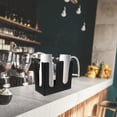 thumbnail image 5 of Vosarea Paper Cup Organizer Black Plastic Dispenser with Two Slots for Coffee Station Countertop, 5 of 6