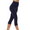 Navy, variant on Stelle Women's Yoga Capri Yoga Pants with Side Pocket