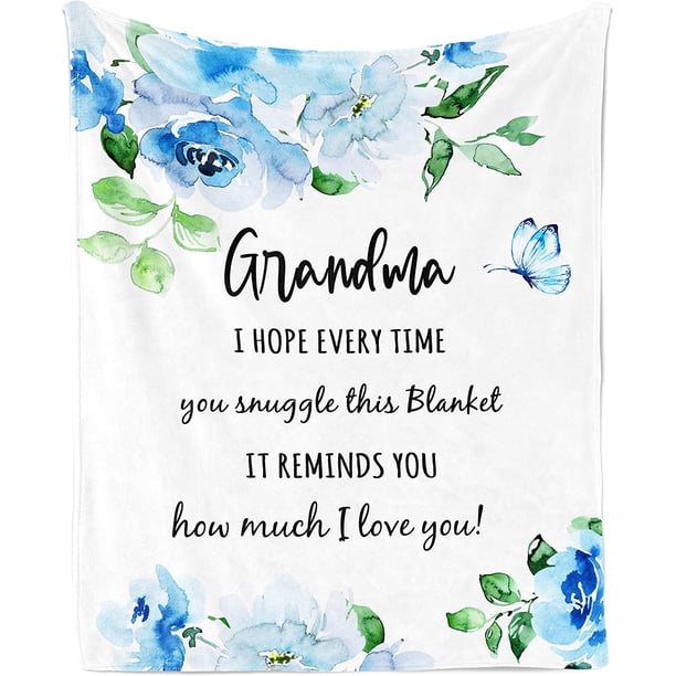 LHSHID Grandma Gifts Blanket Gifts for Grandma Throw Blanket Grandma Birthday Gifts Great Grandma Gifts from Grandchildren Best Grandma Gift Ideas Birthday Gifts for Grandmother 30"x40"