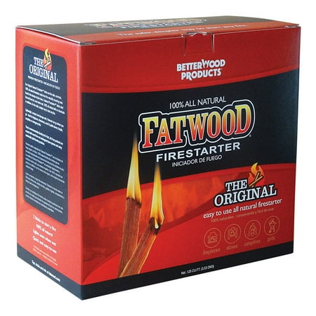 

Betterwood Products 9987 Natural Pine Hand Split Fatwood 5 Pound Fat Firestarter