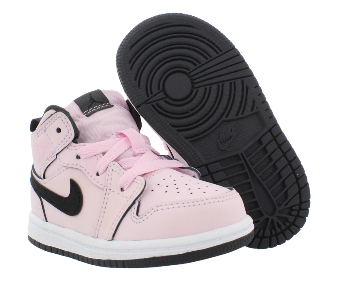 pink jordans for baby girl