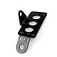 thumbnail image 1 of Soporte de metal para montaje lateral de placa de matrícula de luz trasera de freno de motocicleta, color negro, 1 of 15