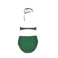 thumbnail image 3 of Traje de Baño Ocean Pacific Talla G Liso Detalle de Encaje en pecho Verde, 3 of 3