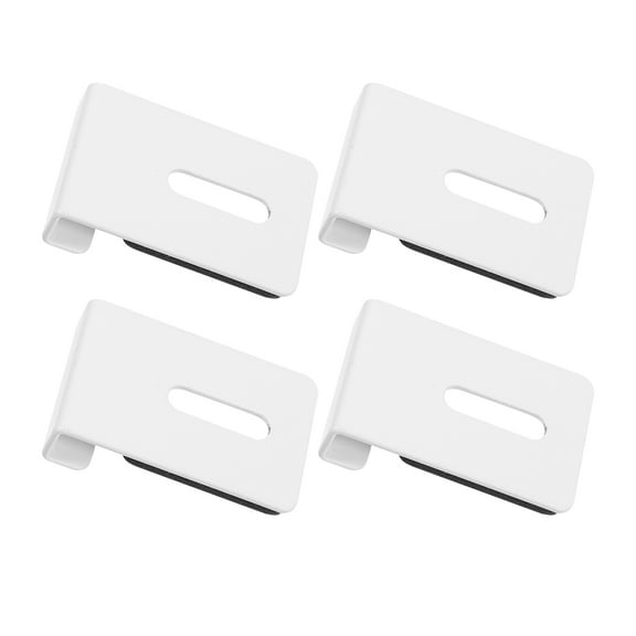 NICEXMAS Metal Mirror Holders Rectangular Clip 4Pcs Home Decoration