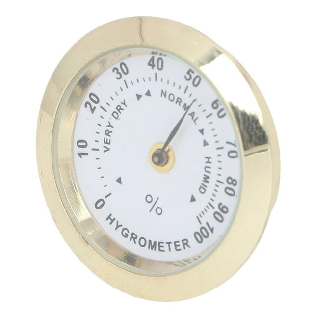 Round Violin Hygrometer, Convenient Use Alloy Material Compact Size Violin Humidity Meter Lightweight for Musical Instruments