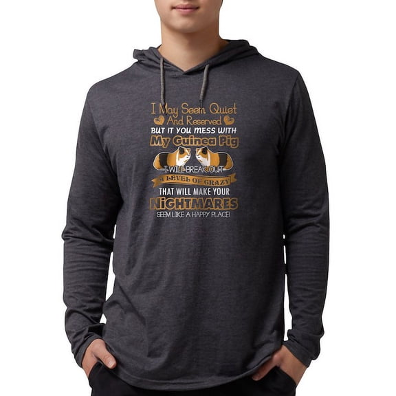CafePress - Don't Mess With My Guinea Pig Shirt Mens Hooded Sh - Mens Hooded Shirt