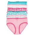 thumbnail image 3 of MISS POPULAR Girls 6-Pack Soft Cotton Underwear Tagless Basic Panty Briefs| Sizes 2T - 14/16, 3 of 5