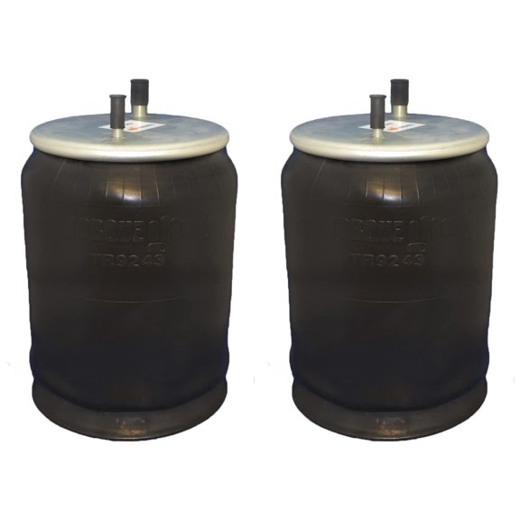 2 pack of TORQUE Trailer Air Spring Bag (Replaces Firestone 9243, W01-358-9243, Holland 905-57-112, Goodyear 1R12-480) (2 x TR9243)