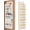 Beige, variant on Over The Door Organizer Storage, 5 Shelf  Door Organizer with 5 Large Capacity Pockets, Anti Tilt 44 lb Load Behind Door Storage for Bedroom, Bathroom, Pantry, , (Grey)