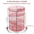 thumbnail image 2 of Organizador de maquillaje giratorio Jiavarry de 8 capas ajustables, 2 of 7