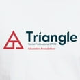 thumbnail image 3 of CafePress - Triangle Education Foundation Tagline T Shirt - Men's White Classic Cotton T-Shirts, 3 of 4