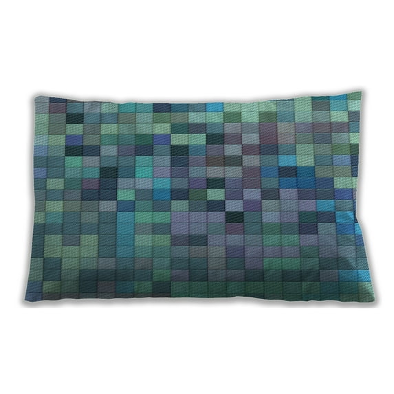 Ahgly Company Outdoor Rectangular Contemporary Lumbar Throw Pillow, 13 inch by 19 inch