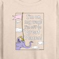 thumbnail image 3 of Dr. Seuss - I'm On My Way - Women's Lightweight French Terry Long Sleeve Shirt, 3 of 6
