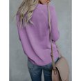 thumbnail image 5 of Cogild Women Cute Heart Sweaters Casual Crew Neck Pullover Cable Knitted Sweater, 5 of 6