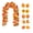 D, variant on 68.9 Inch Artificial Fall Maple Leaf Garland, Faux Autumn Foliage Vine Swag for Mantel Table Door Thanksgiving Home Decor