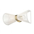 thumbnail image 4 of Golden Lighting Avon 2-light Wall Sconce in Brushed Champagne Brass, 4 of 12