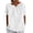 White(Womens Tops), variant on GUACER Women's Cotton Linen Ruffle Neck Short Sleeve Tops Loose Fit Summer Blouses for Casual & Beach