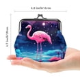 thumbnail image 2 of Stylish Microfiber Coin Purse with Zinc Alloy Clasp - Compact and Durable Wallet for Women - 4.3x4.7 in/11x12 cm Size - Ideal for Coins and Cards, 2 of 7