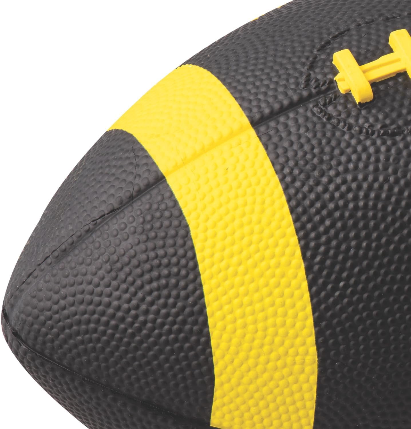 Champion Sports Intermediate Size 3lb Weighted Training Football, Yellow/Black
