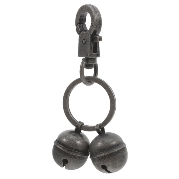 Llavero con campana de latón para mascotas, sonido claro para entrenamiento, amuleto decorativo para collares de perros y gatos, amuleto de campana para uso doméstico y exterior