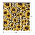 thumbnail image 5 of Waterproof Cute Sunflower Colorful Shower Curtain 72x72 Inch Boho Style Polyester Unique Shower Curtain for Bathroom Hotel Home Decor with 12 Plastic Hooks, 5 of 5