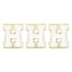 thumbnail image 1 of Carteles de letras de chenilla H parches de gran tamaño 80mm/3.15 pulgadas con brillo dorado para ropa, zapatos, gorras 3PCS (blanco), 1 of 5