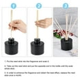 thumbnail image 4 of Uxcell Fiber Reed Diffuser Sticks 200x3mm for Aroma Fragrance Essential Oil, Black Pack of 100, 4 of 5