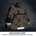 thumbnail image 5 of ALAZA Highland Cattle Floral Mini Backpack School Bookbag Age 3-7 Small, 5 of 7