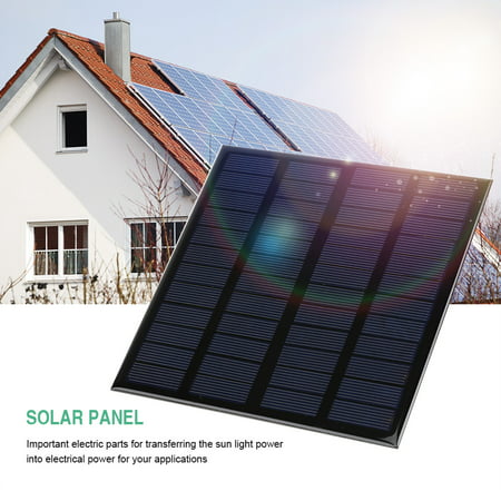 Moksha 3W 12V Mini Portable Solar Panel DIY Power Module Battery Charger Home Garden Use, Battery Solar Panel, Polycrystalline Solar