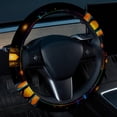 thumbnail image 2 of Ramadan Lantern 14.5 Inch Printing PVC Leather Auto Accessories Steering Wheel Covers, Car Wheel Cover, Car Wheel Covers, 2 of 6